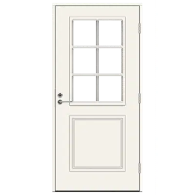 Exterior Door Classic Smetana ECO Single 이미지