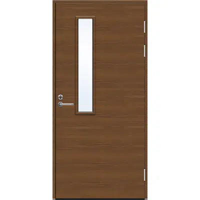 Image for Exterior Door Function F2090 W22 Veneered Single