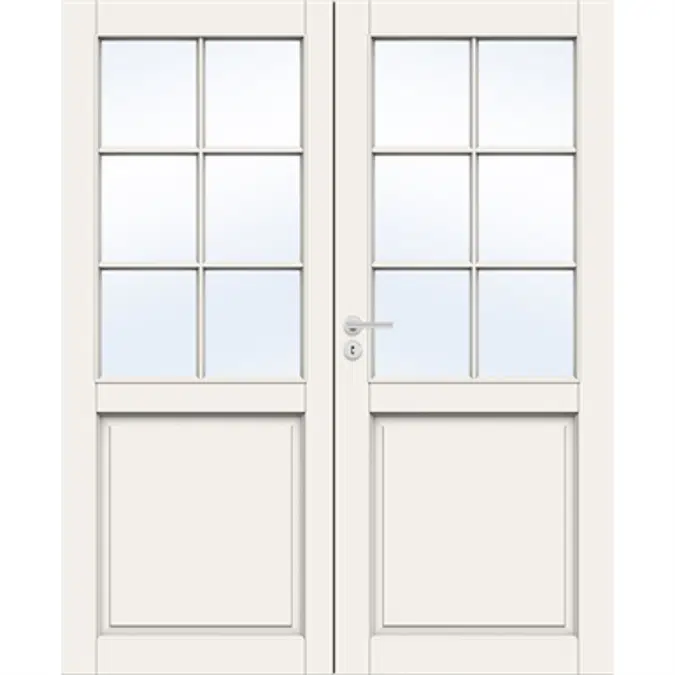 BIM objects - Free download! Interior Door Craft 102 Double equal ...