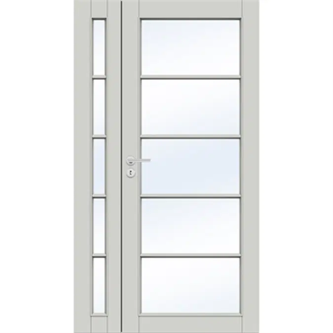 Interior Door Craft 129 Double unequal