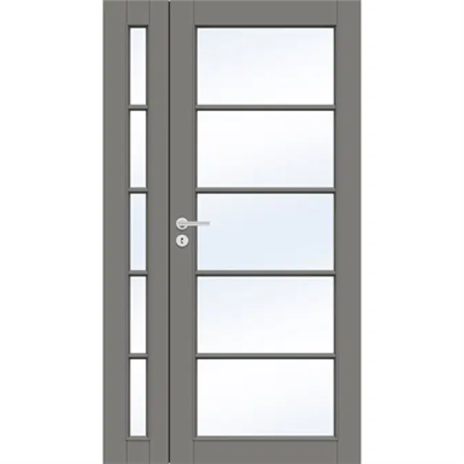 Interior Door Craft 129 Double unequal