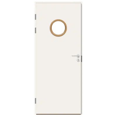 Image for Interior Door HP S6 Glass round Single