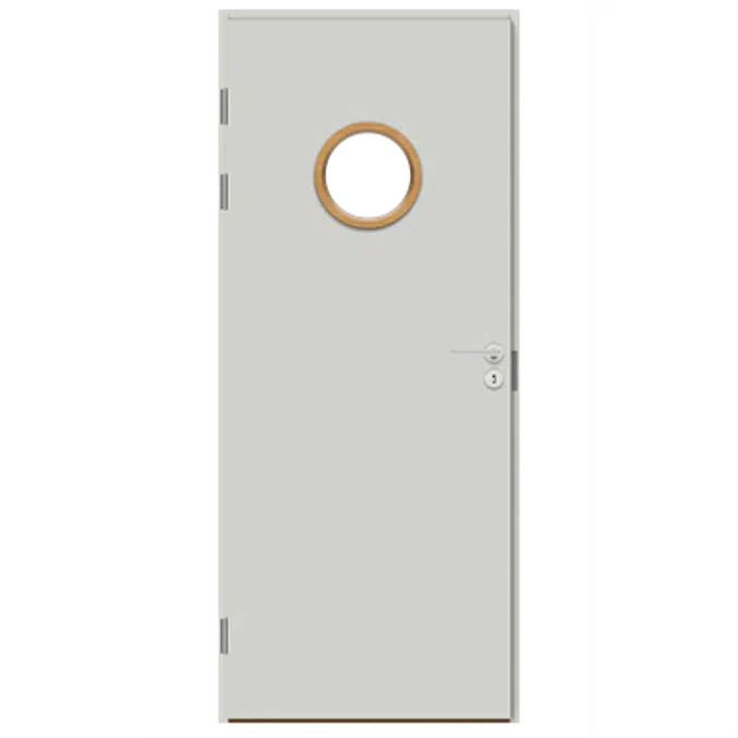 Interior Door HP S6 Glass round Single