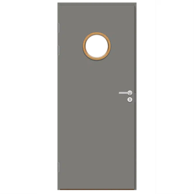 Interior Door HP S6 Glass round Single