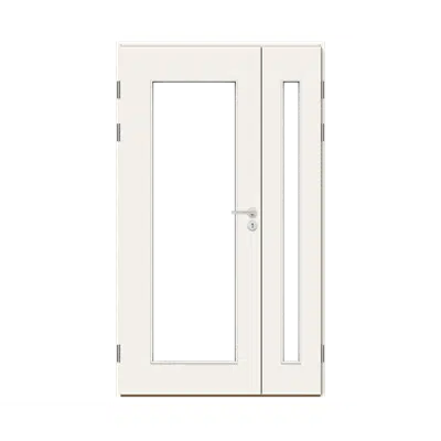 imagem para Interior Door HP S6 Glass 10 Double Unequal