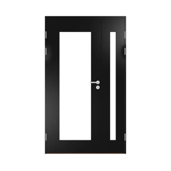 Interior Door HP S6 Glass 10 Double Unequal