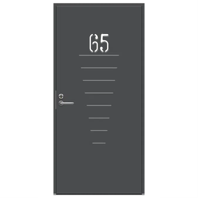 Exterior Door Character Digits ECO Single