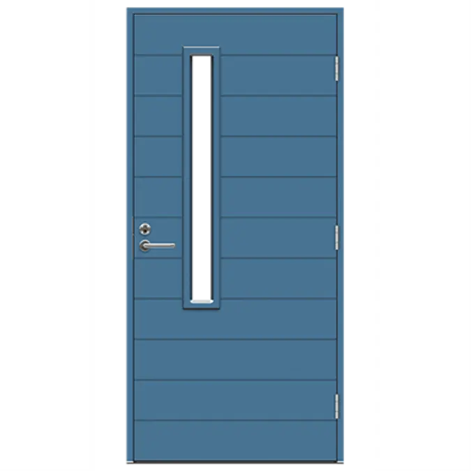 BIM objects - Free download! Exterior Door Function Fundy ECO Single ...