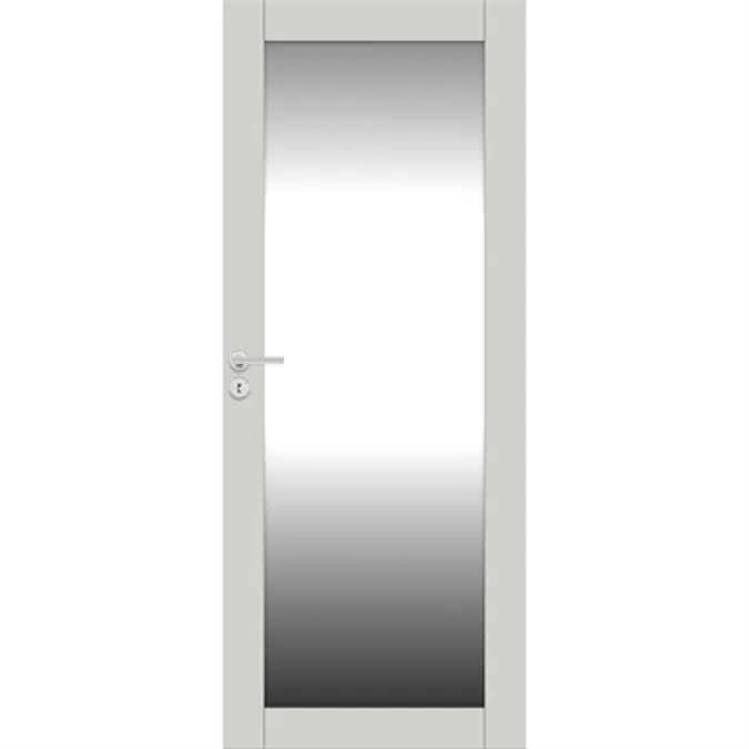 Interior Door Unique 501M Single Mirror