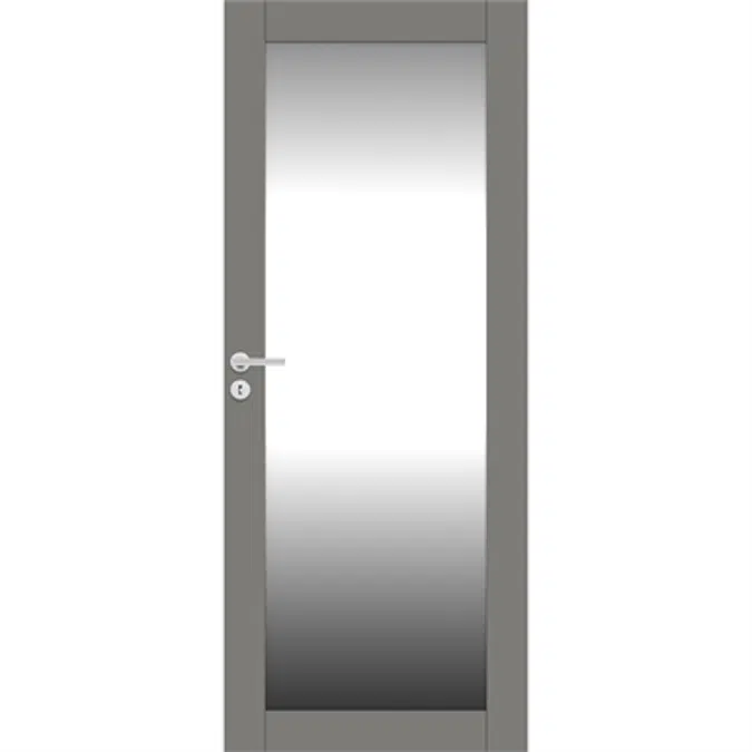 Interior Door Unique 501M Single Mirror