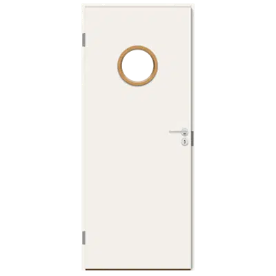 Interior Door HP 40D Rebated Glass Round, Single