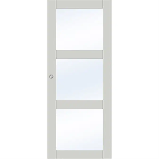 Interior Door Unique 507 Single Sliding Wall mounted