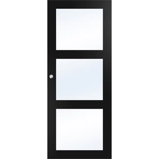 Interior Door Unique 507 Single Sliding Wall mounted