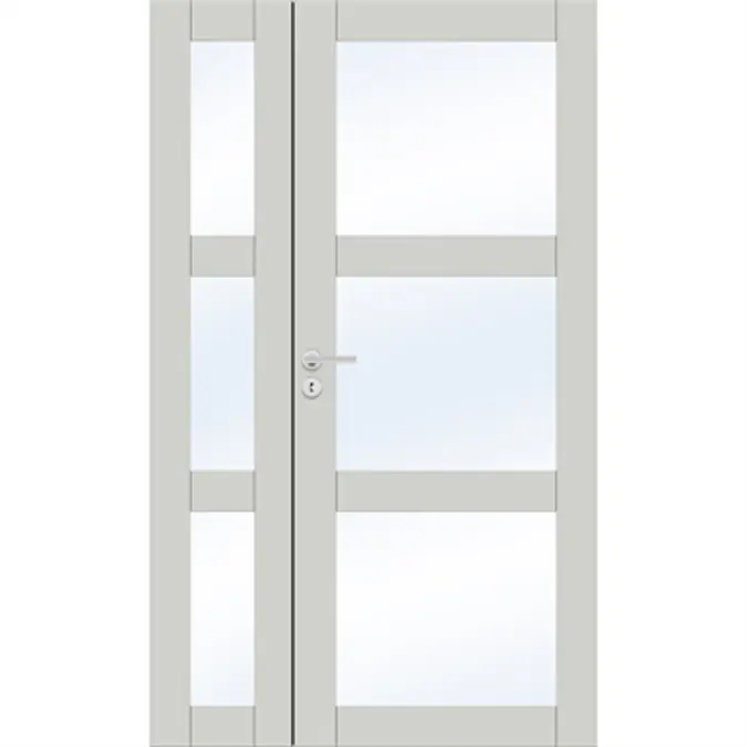 Interior Door Unique 507 Double unequal