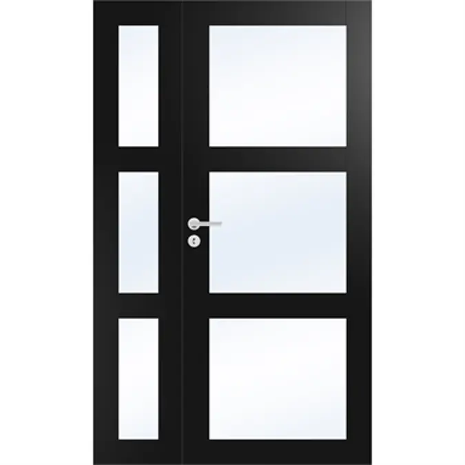 Interior Door Unique 507 Double unequal