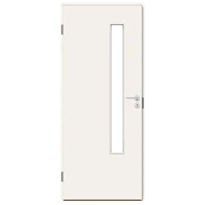 Interior Door HP 40D Rebated Glass Custom, Single