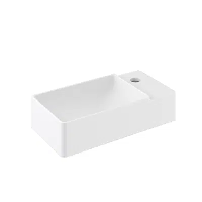 Image for FANCY Left Washbasin Without Trap 40cm