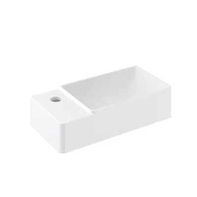 Image for FANCY Right Washbasin Without Trap 40cm