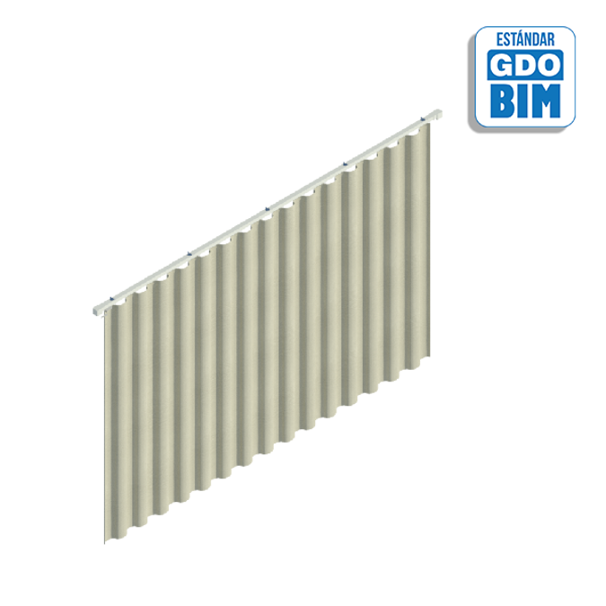 BIM objects Free download! Curtain rail RM09 linear BIMobject