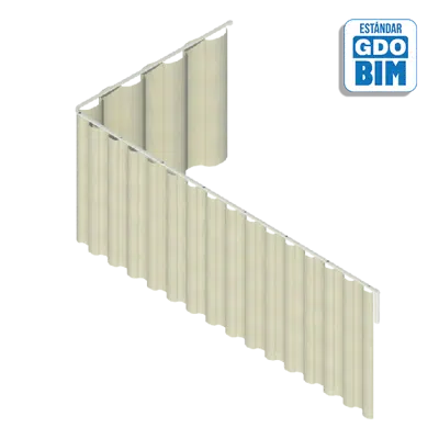 afbeelding voor Curtain rail RM09 in L