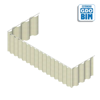 billede til Curtain rail RM09 in C