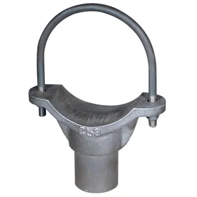 Imagem para Fig. 259 - Pipe Saddle Support with U-Bolt}