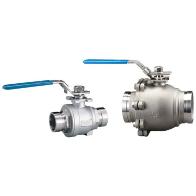 Fig. BV435 - Grooved End Stainless Steel Ball Valve with Lever Handle