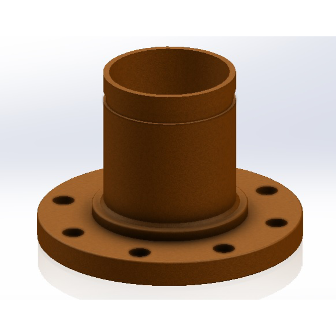 BIM objects Free download! Fig. 7084 Flange Nipple BIMobject