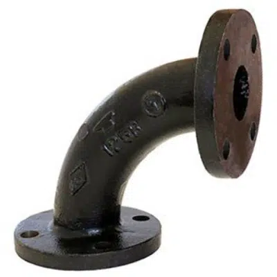 Image for Fig. 804 - 90° Long Radius Flanged Elbow