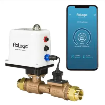 kuva kohteelle FloLogic 1-Inch Leak Detection and Auto Water Shutoff System with Gateway Connect