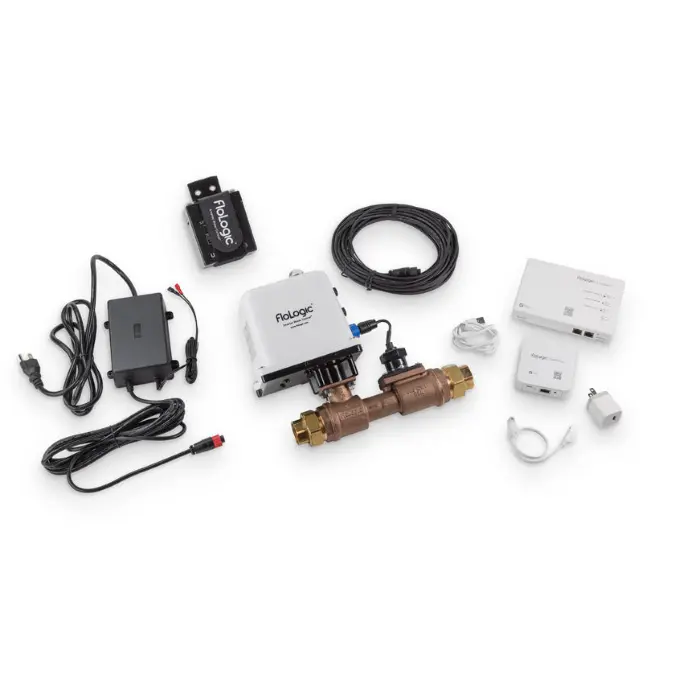 FloLogic 1-Inch Leak Detection and Auto Water Shutoff System with Gateway Connect
