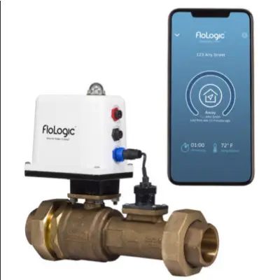 Image pour FloLogic 2-Inch Leak Detection and Auto Water Shutoff System with Gateway Connect