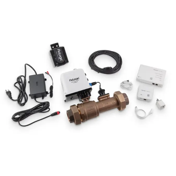 FloLogic 2-Inch Leak Detection and Auto Water Shutoff System with Gateway Connect