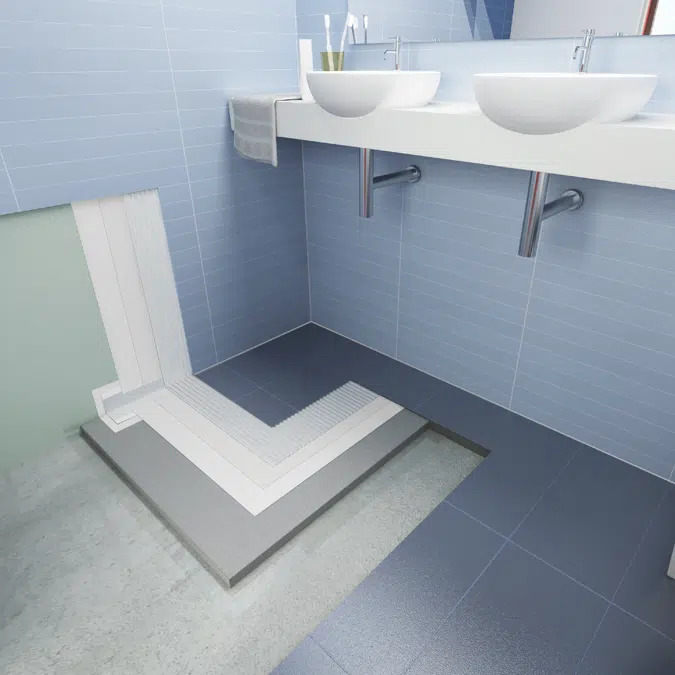 MPT-N-12-02-2024 System for waterproofing and tiling in bathrooms and damp areas