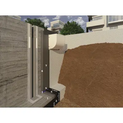 Image for Waterproofing of underground structures with a mixed system: bentonite and cementitious