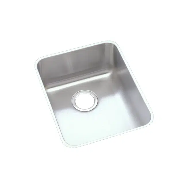 ELUHAD141855 Elkay Lustertone Classic Stainless Steel 16-1/2" x 20-1/2" x 5-3/8", Single Bowl Undermount ADA Sink