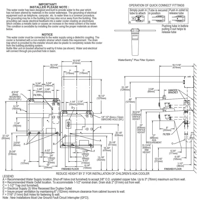 LVRCTL8WSK Elkay ezH2O®  Vandal-Resistant Bottle Filling Station & Bi-Level Cooler Filtered Refrigerated Stainless