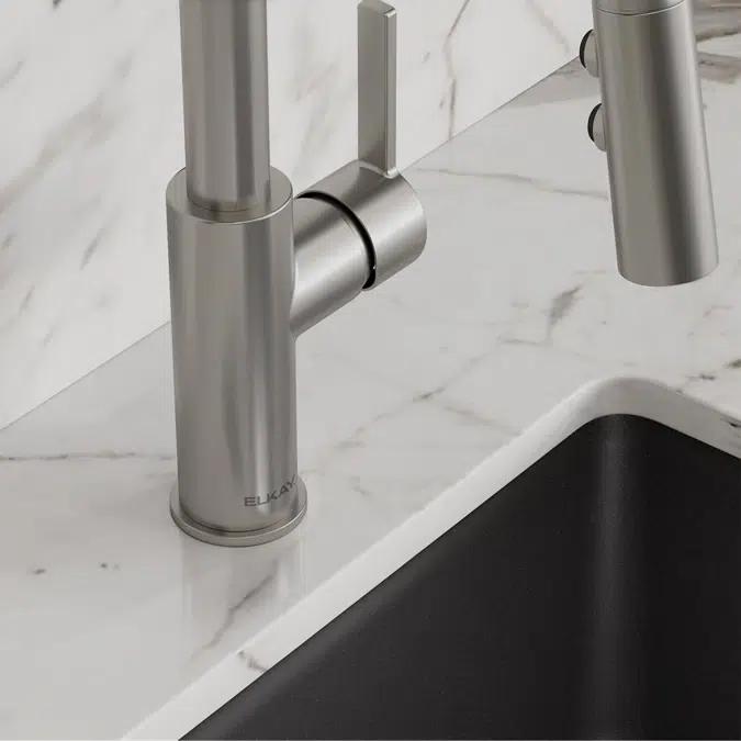 LKAV3032LS Elkay Avado® Single Hole Bar Faucet with Pull-down Spray and Lever Handle Lustrous Steel