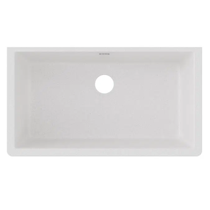 ELGRU13322GT0_GS0_BK0_WH0_MC0 Quartz Classic® 33" x 18-7/16" x 9-7/16" Single Bowl Undermount Sink