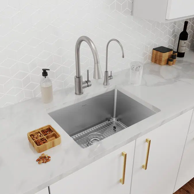 LKAV71FLS Elkay Avado Drinking Water Faucet Lustrous Steel w/71300C WaterSentry® PFAS + Lead + Microplastics NSF/ANSI Certified Filter