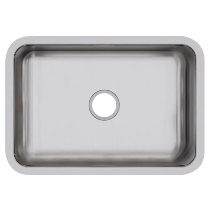 DXUH2416 Dayton® Stainless Steel 26-1/2" x 18-1/2" x 8" Single Bowl Undermount Sink