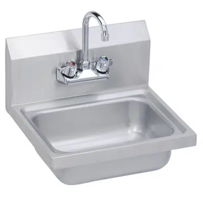 Image for Elkay Stainless Steel 17" x 15" x 11" 20 Gauge Hand Sink with Faucet