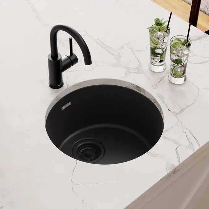 LKAV3021CR_BK_LS_MB Avado® Single Hole Bar Faucet with Lever Handle