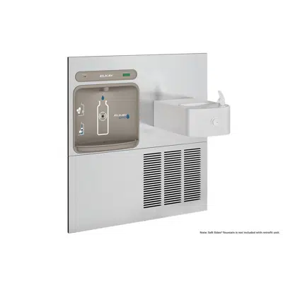 Image for LZWS-ERFP8-RF Elkay ezH2O®  Retrofit Bottle Filling Station for Soft Sides® Fountain Filtered Refrigerated Stainless