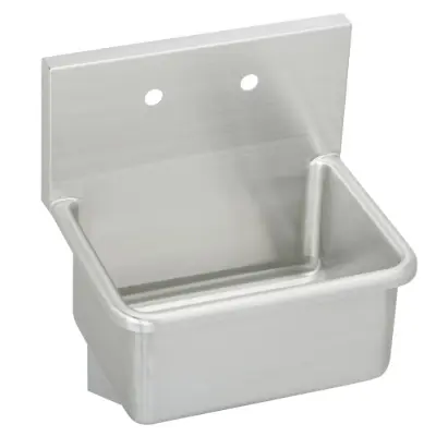 ESS23192 Elkay Stainless Steel 23" x 18-1/2" x 12 Wall Hung 2-Hole Service Sink 的圖片