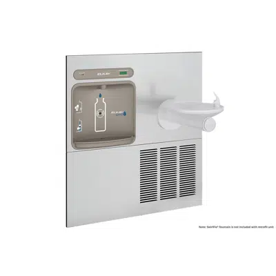 Image for LZWS-ERPB8-RF Elkay ezH2O®  Retrofit Bottle Filling Station for SwirlFlo® Fountain Filtered Refrigerated Stainless