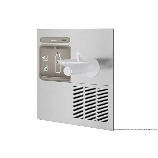 LZWS-ERPB8-RF Elkay ezH2O®  Retrofit Bottle Filling Station for SwirlFlo® Fountain Filtered Refrigerated Stainless