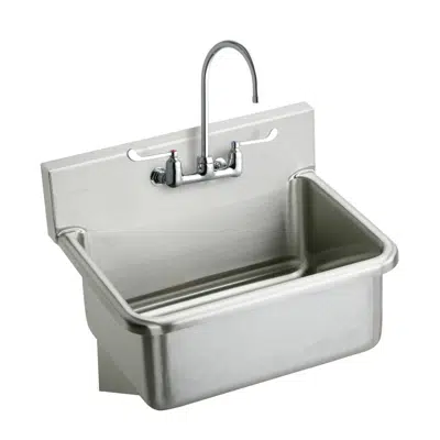 Image for EWS2520W6C Elkay Stainless Steel 25" x 19.5" x 10-1/2", Wall Hung Single Bowl Hand Wash Sink Kit