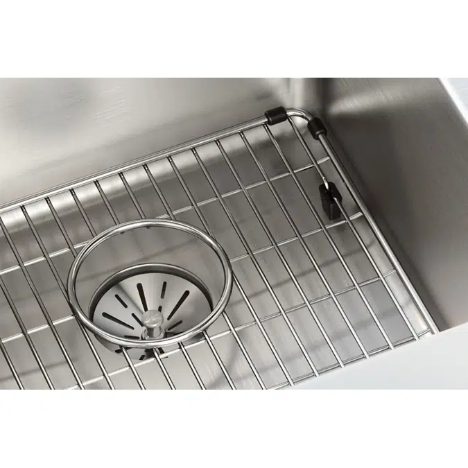 ELUHH3120LTPDBG Lustertone Iconix® 16 Gauge Stainless Steel 31-1/4" x 20-1/2" x 9" Double Bowl Undermount Sink Kit with Left Perfect Drain®