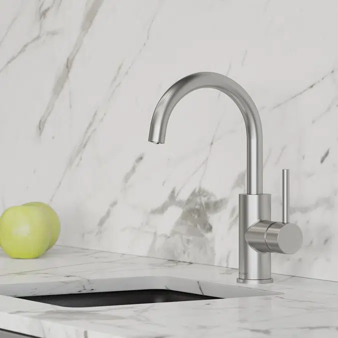 LKAV3021LS Elkay Avado® Single Hole Bar Faucet with Lever Handle Lustrous Steel